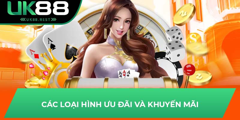 Điều Khoản Và Điều Kiện UK88: Cập Nhật Mới Nhất 2 Các loại hình ưu đãi và khuyến mãi