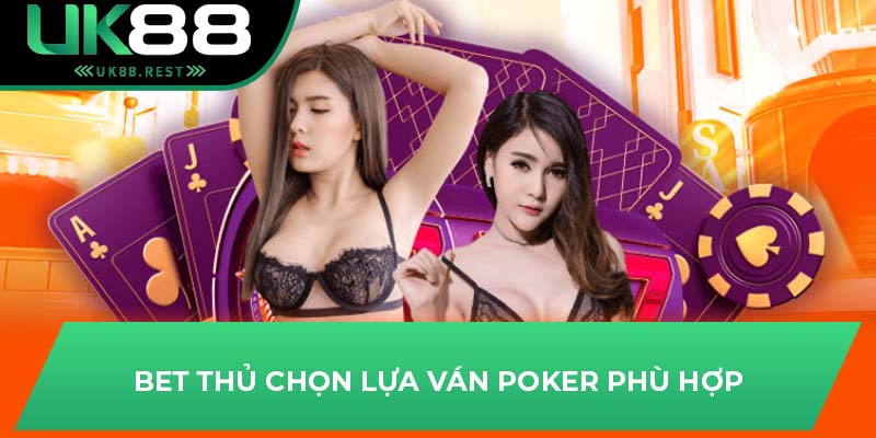 Tổng Quan Về Các Thuật Ngữ Trong Poker 3 Lá Tại UK88 3 Bet thủ chọn lựa ván poker phù hợp